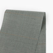 Prince Of Wales Check Poly / Wool Suiting - Moth