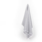 Ottoman Stripe Shirting - Black / White