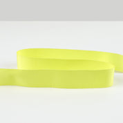 Poly Grosgrain Ribbon 24mm - Highlighter Yellow