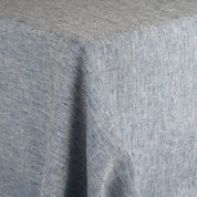 Hairstripe Midweight Linen - Indigo