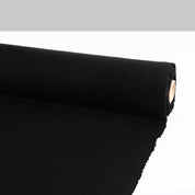 Heavyweight Viscose/Nylon Ponte - Black