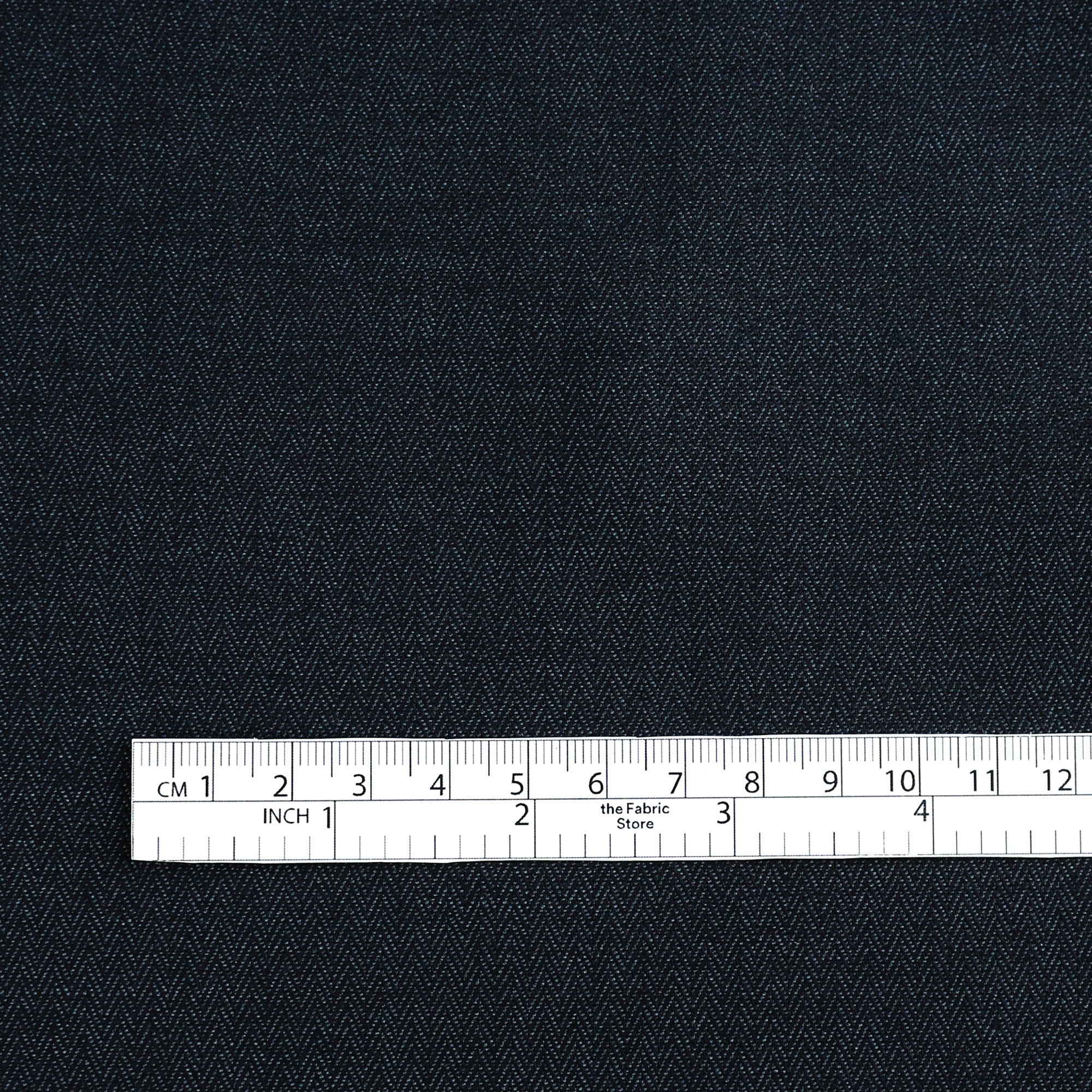 Stretch Herringbone Cotton / Poly - Ink