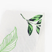Hibiscus Stripe Linen / Viscose - Red / Green