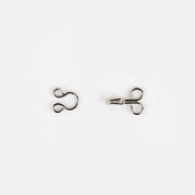 Hook & Eye Sets 10mm - Nickle