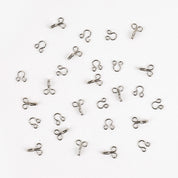 Hook & Eye Sets 10mm - Nickle