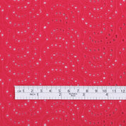 Pea Pod Linen Broderie Anglaise - Azalea