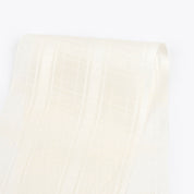 Sateen Check Silk / Viscose - Ivory