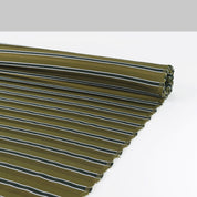 Twill Weft Stripe Viscose / Poly - Oak