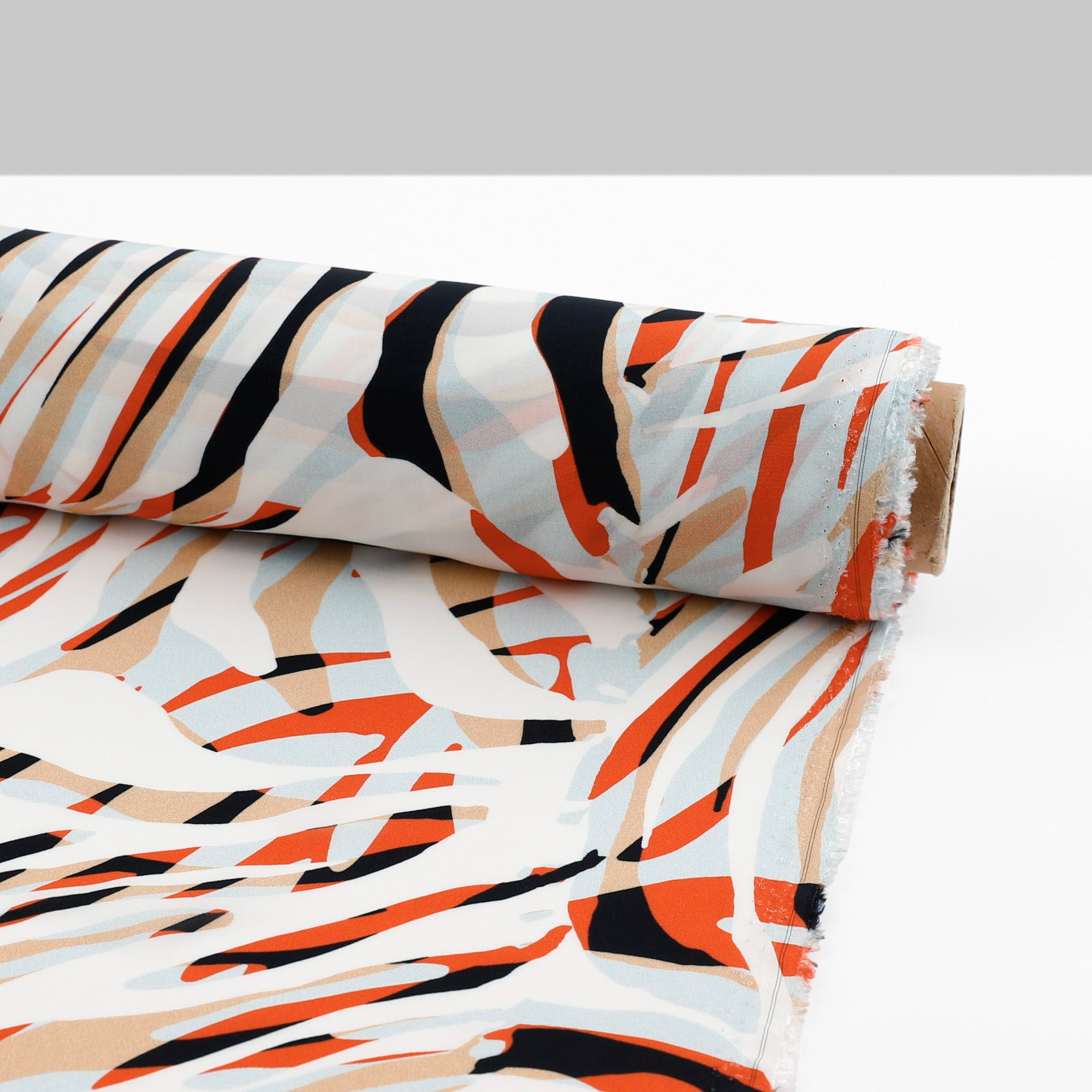 Layered Zebra Viscose CDC - Beach