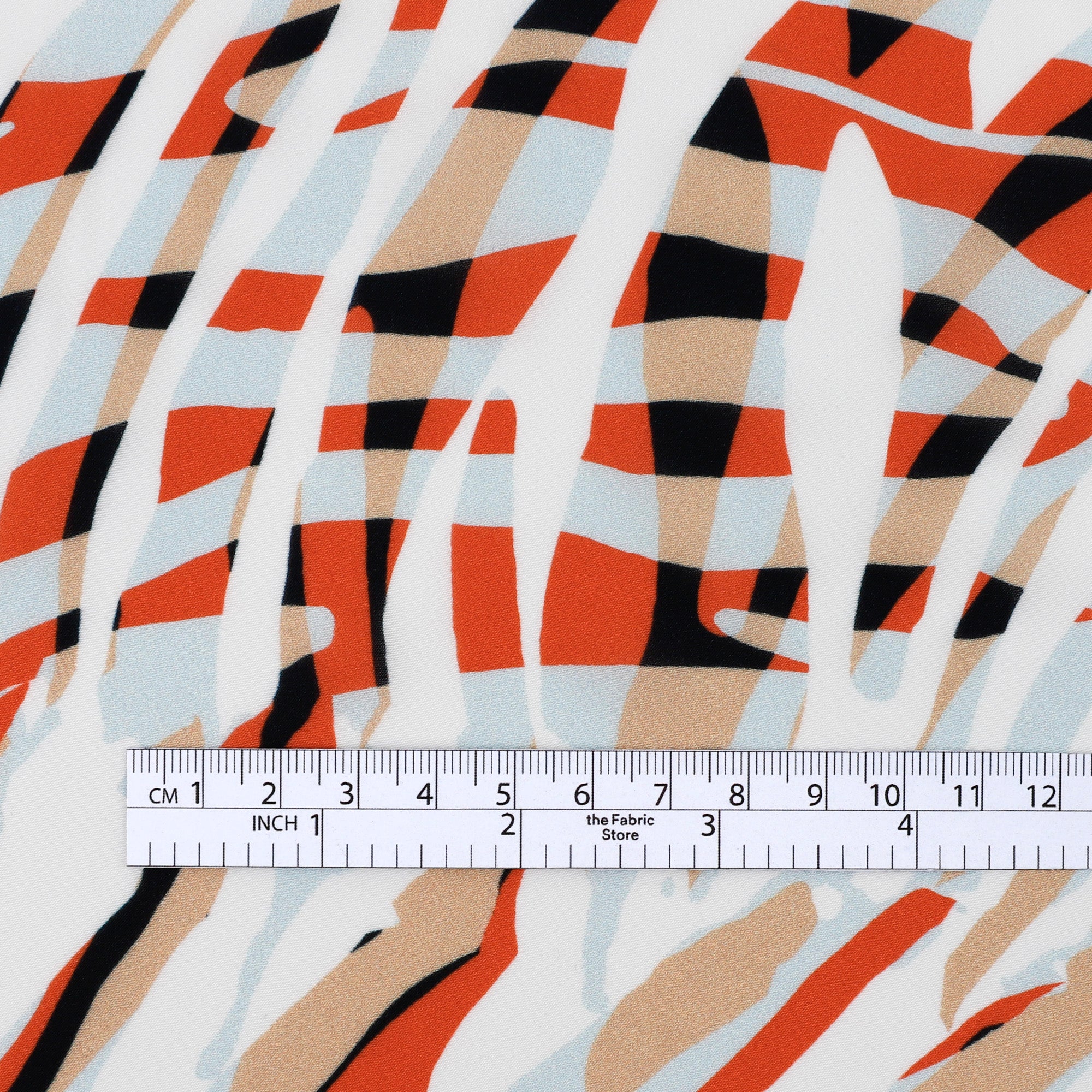 Layered Zebra Viscose CDC - Beach