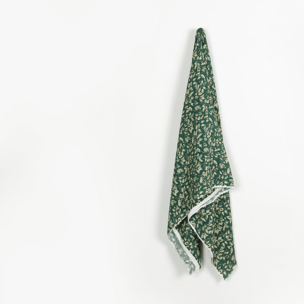 Rustling Oak Viscose Crepe - Viridian