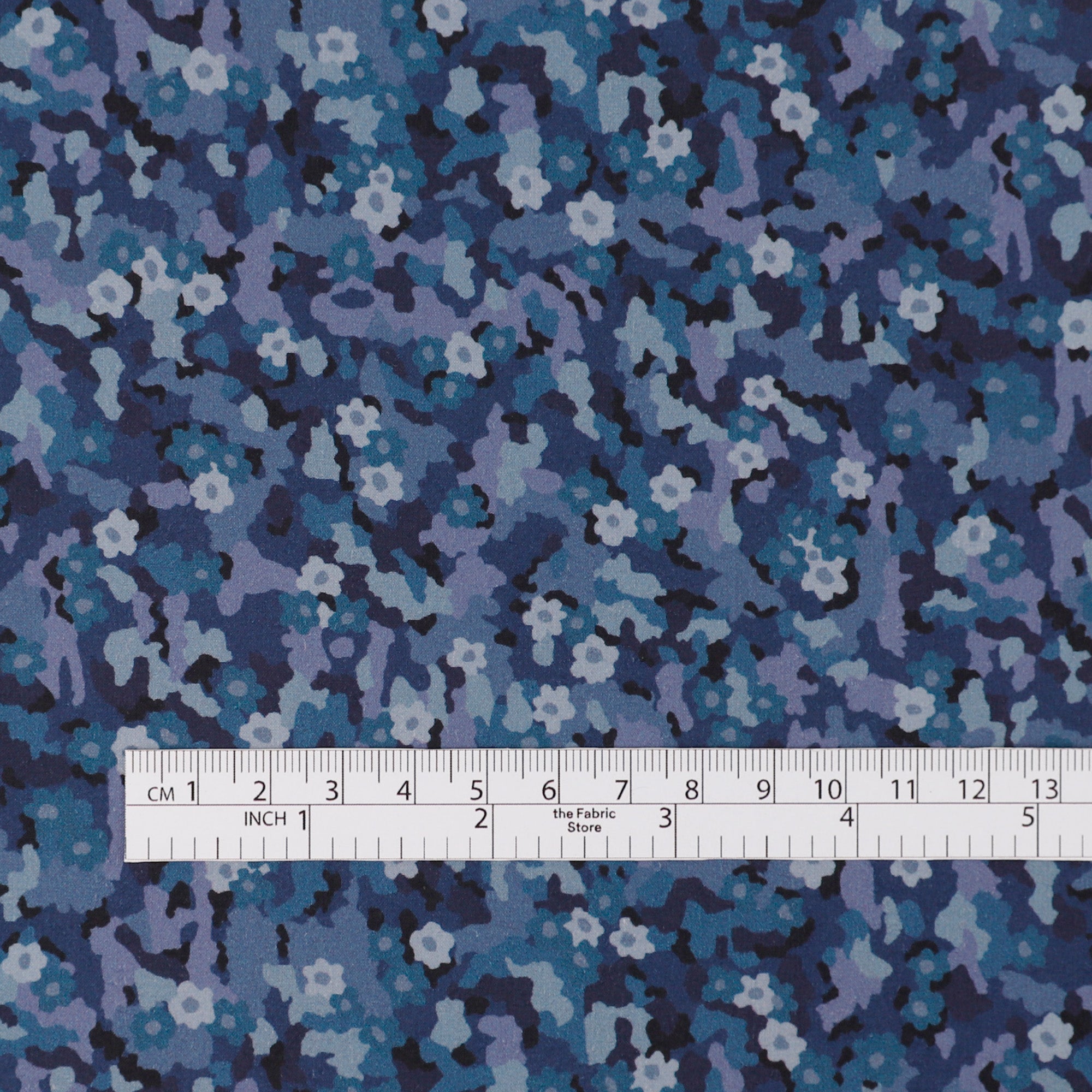 Liberty Piccadilly Poplin - Adam Sapphire/B