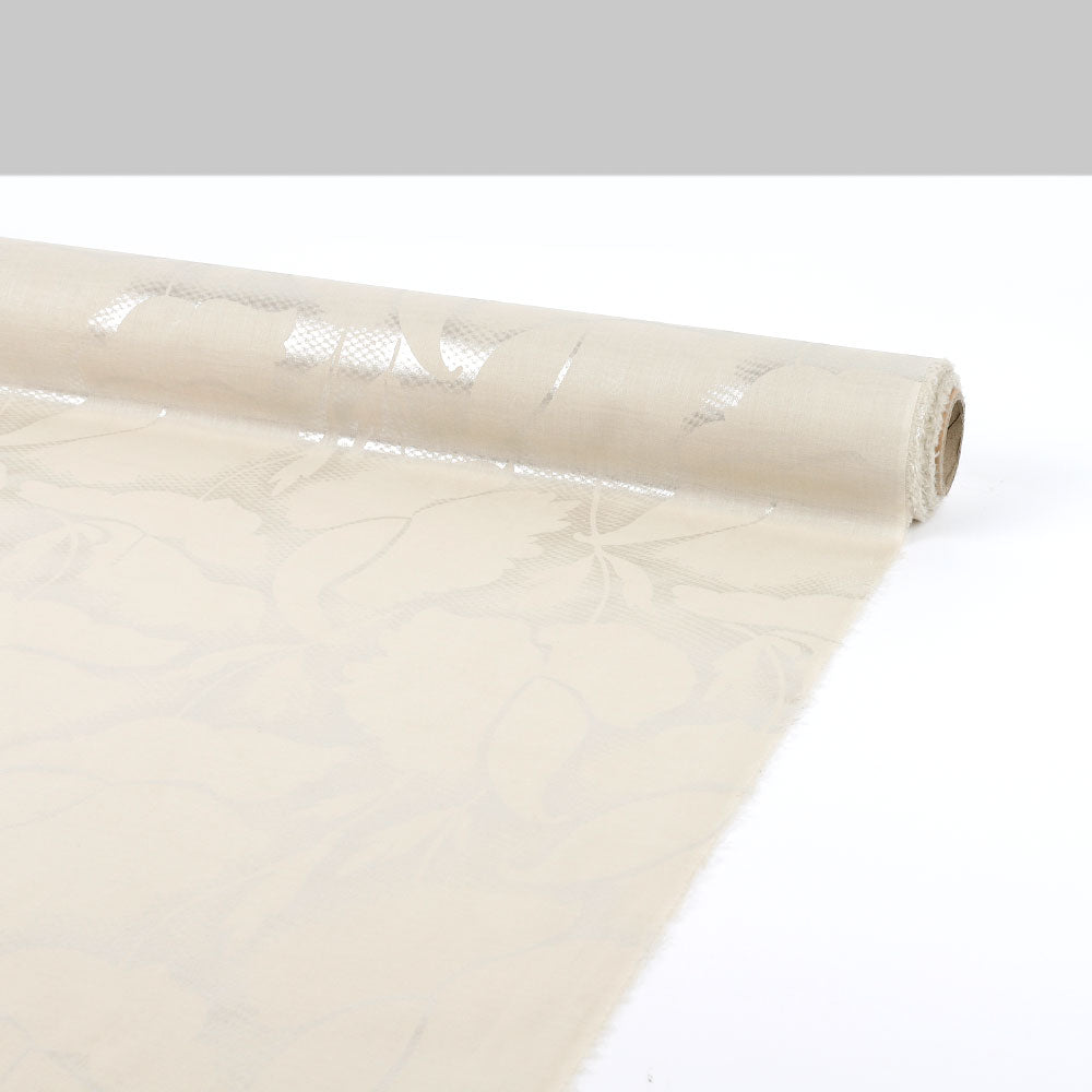 Silhouette Bloom Foiled Cotton - Sandstone