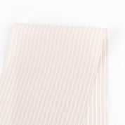 Lightweight Stripe Lyocell / Cotton - Ecru