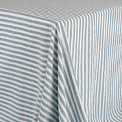 Summer Stripe Cotton/Rayon - Lagoon