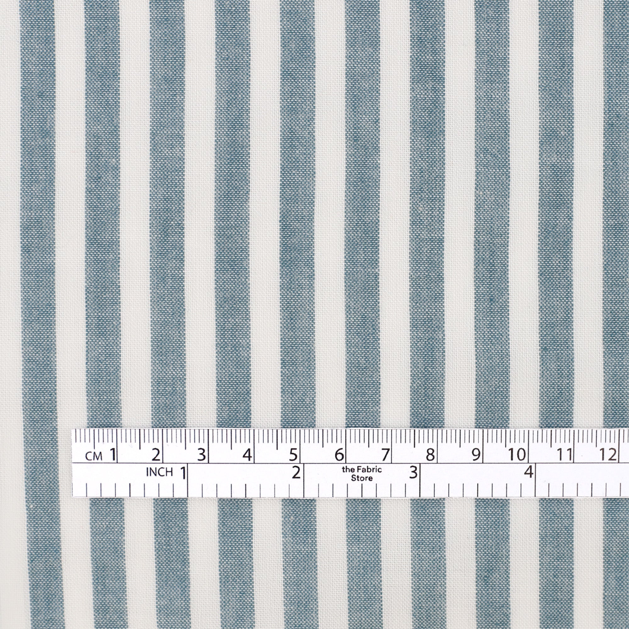Summer Stripe Cotton/Rayon - Lagoon