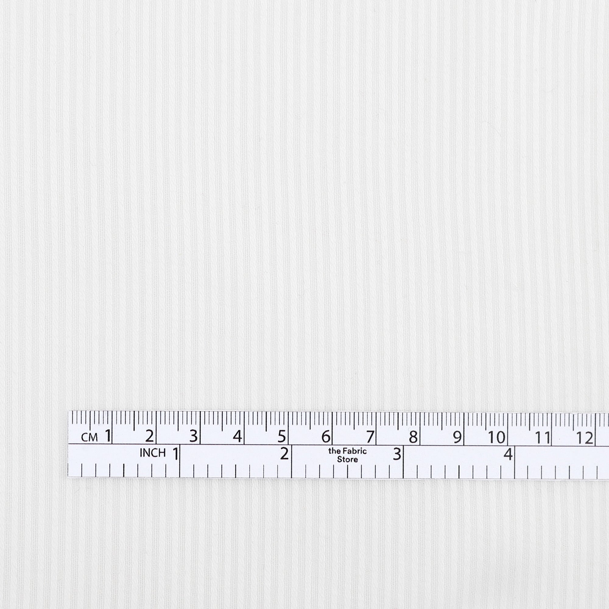 Sheer Stripe Cotton - Ivory