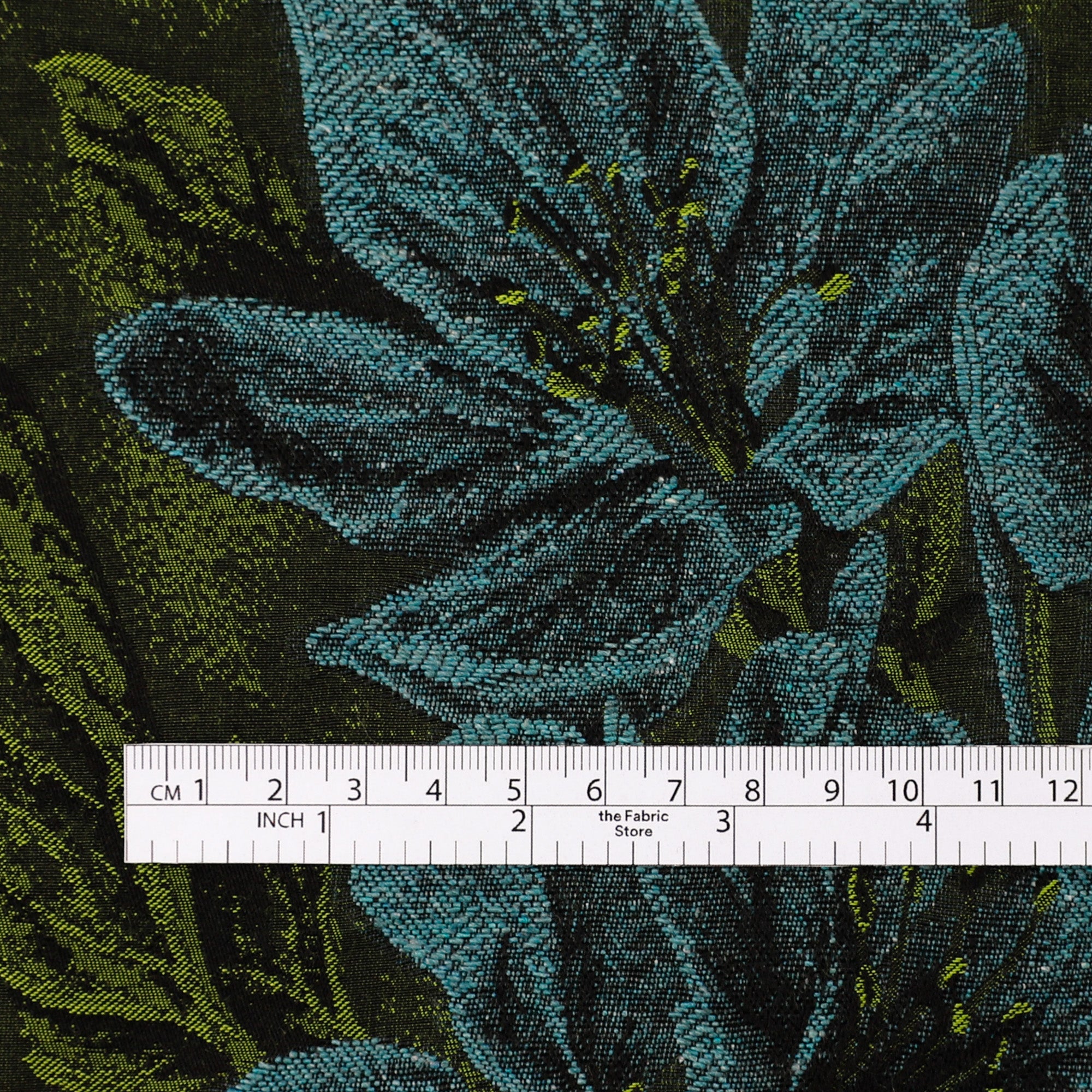 Lilly Cotton Blend Jacquard - Peridot