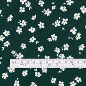 Fallen Blossom Viscose Georgette - Malachite