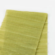 Sheer Plisse Recycled Poly Jersey - Citrus