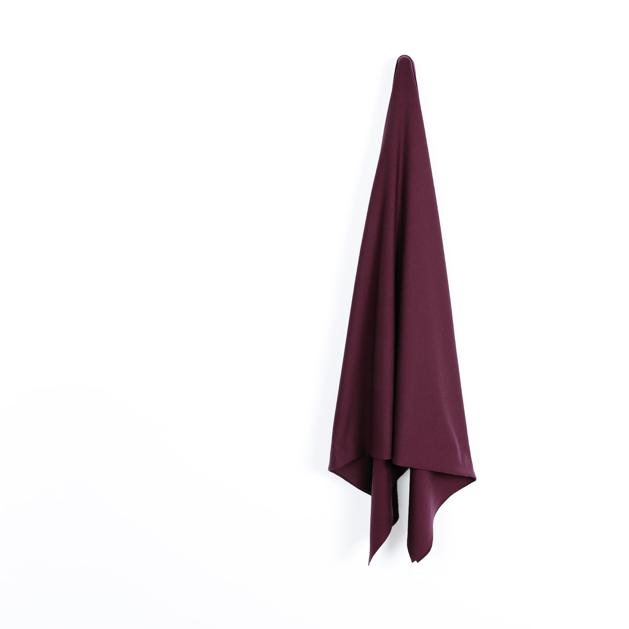 Stretch Merino Blend Jersey - Port