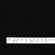 Merino / Poly 2x1 Rib - Black