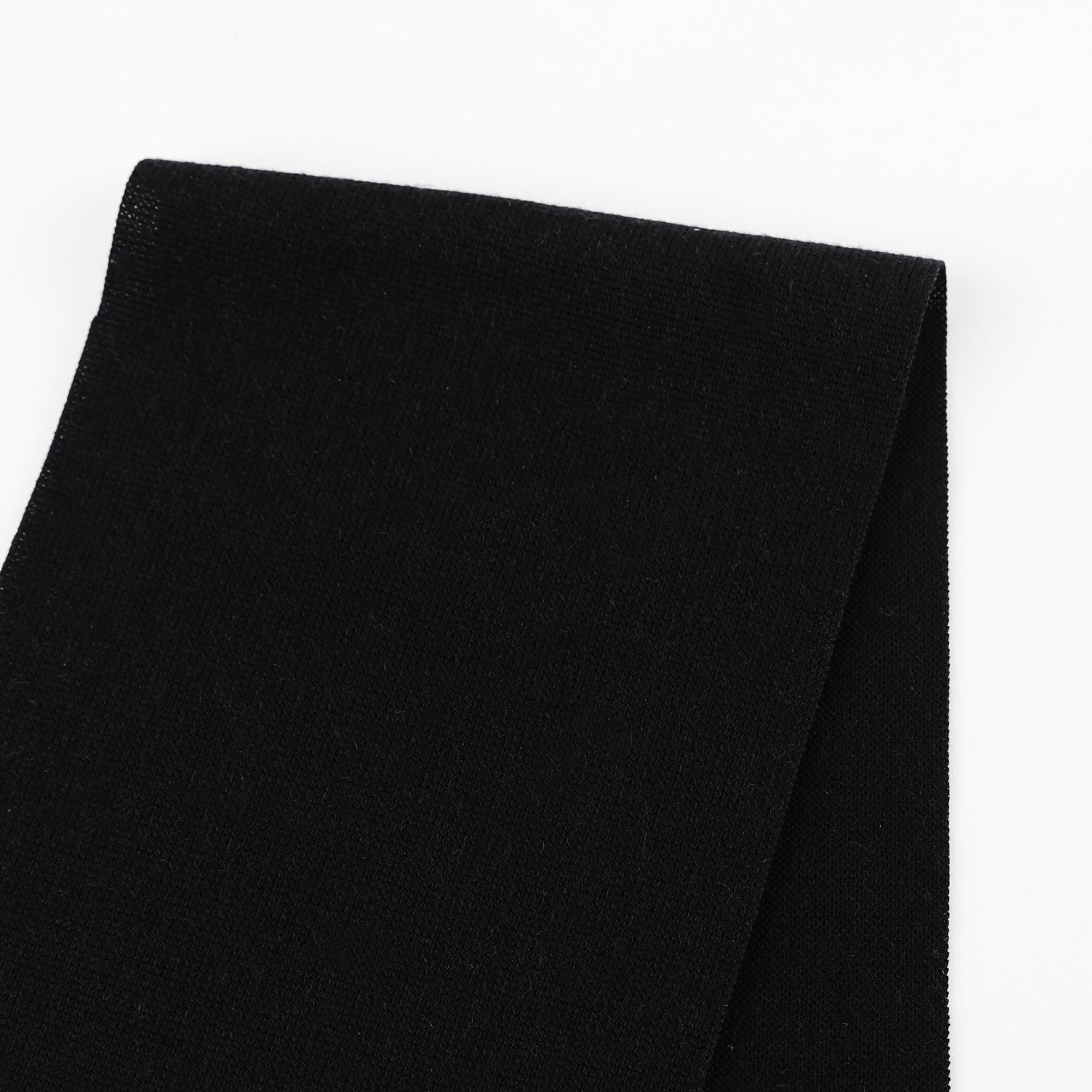 Heavyweight Merino Jersey - Black