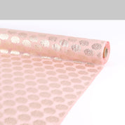 Metallic Paisley Motif Silk - Cherryblossom (remnant)