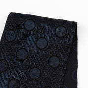 Metallic Circle Jacquard - Midnight
