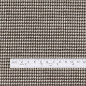 Baby Houndstooth Wool Blend Suiting - Sparrow