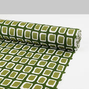 Painted Squares Linen - Avocado