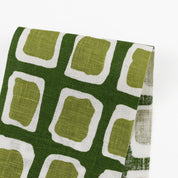 Painted Squares Linen - Avocado