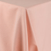 Candy Stripe Cotton Shirting - Red