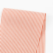Candy Stripe Cotton Shirting - Red