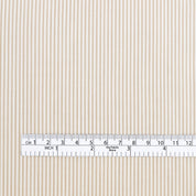Small Candy Stripe Cotton - Crema