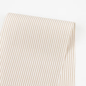 Small Candy Stripe Cotton - Crema