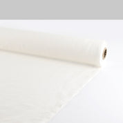 Tumbled Heavyweight Basketweave Linen - Ivory (remnant)