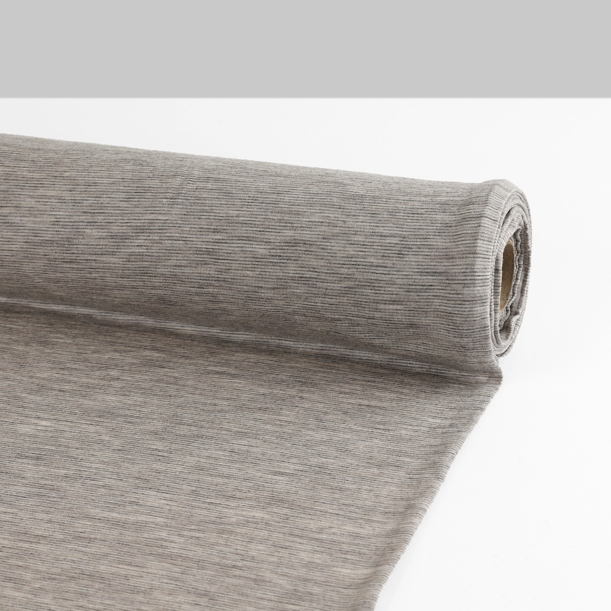 Stripe Pure Merino Jersey - Pumice