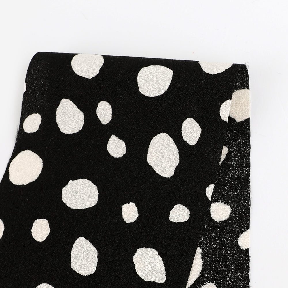  Rayon Crepe - Black