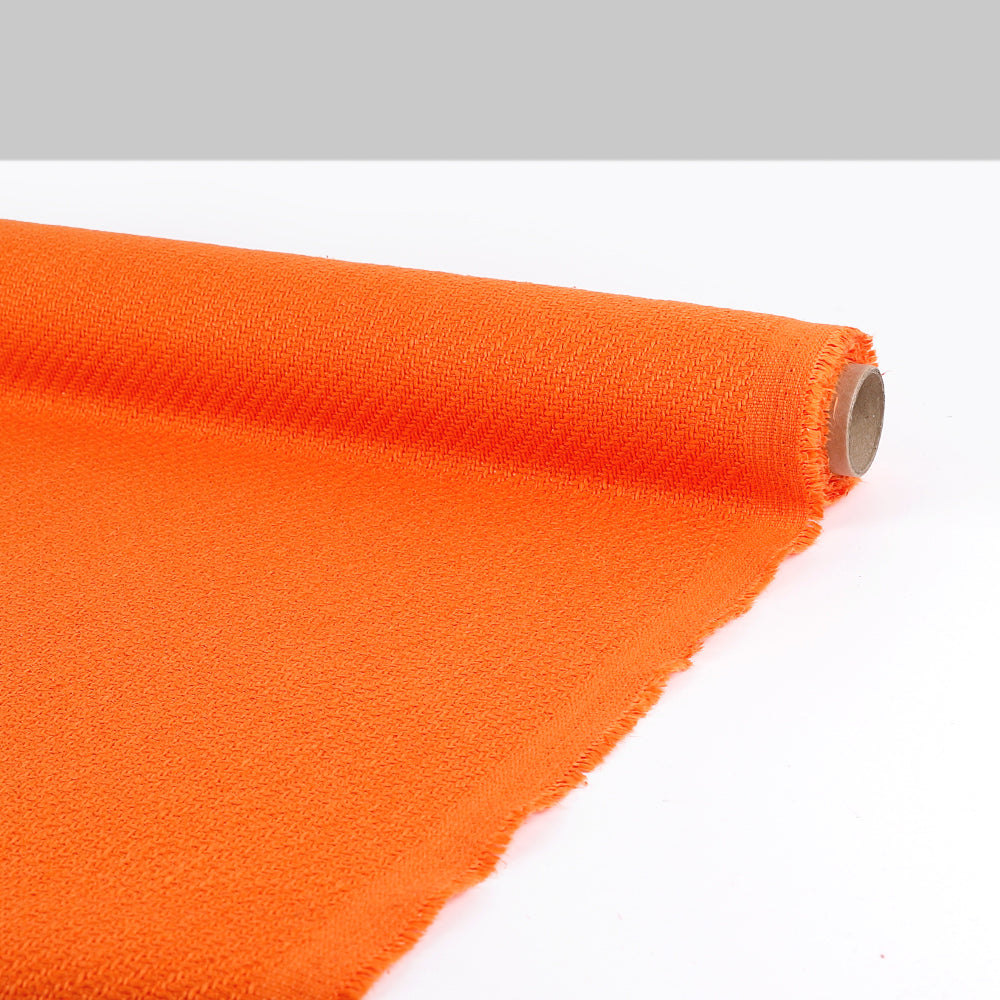 Cotton / Poly Shimmer Tweed - Orange Peel