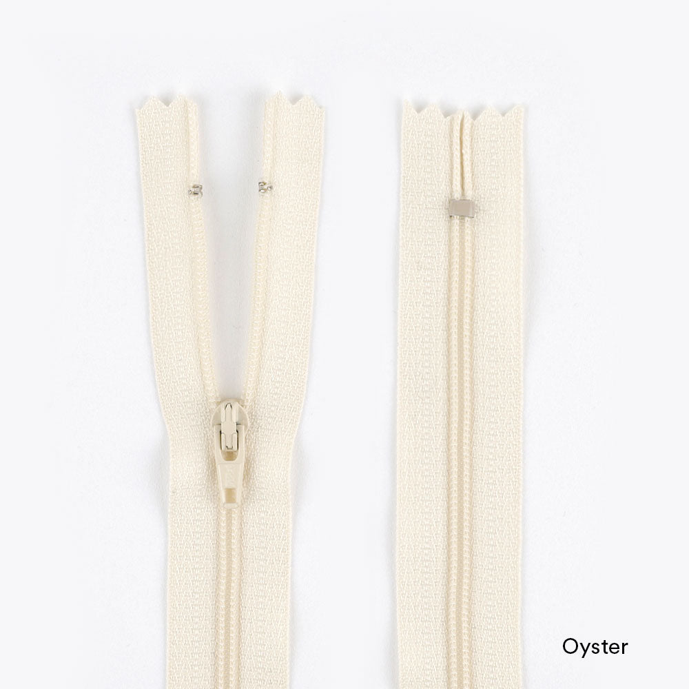 Dress Zips - 55cm - Oyster