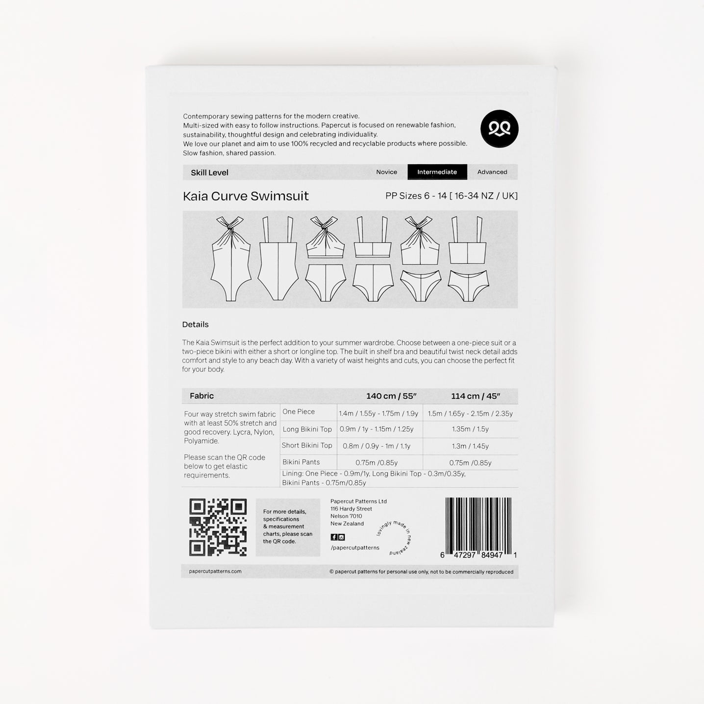 Papercut Patterns - Kaia Swimsuit Curve