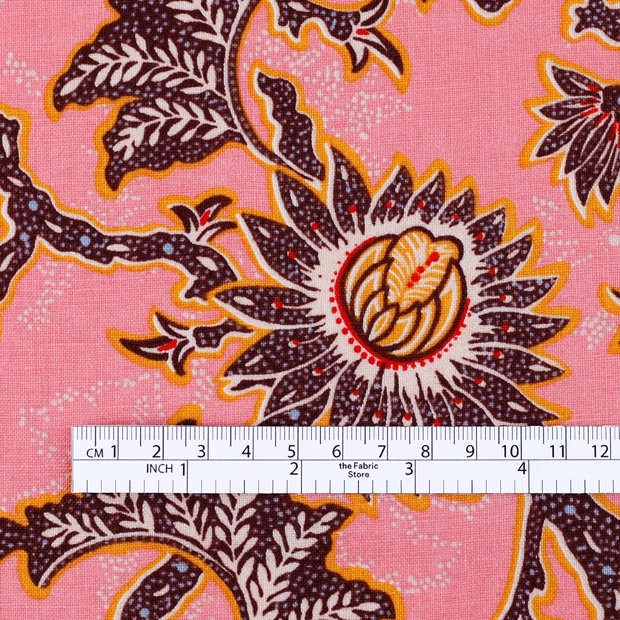 Tropical Passionflower Linen - Pink Mix