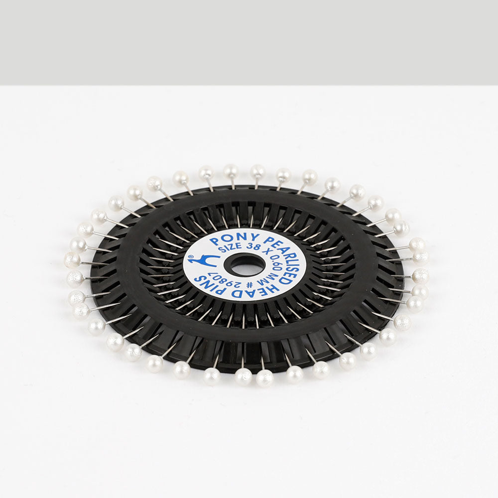 Pearlised Pin Rosette - 40pk