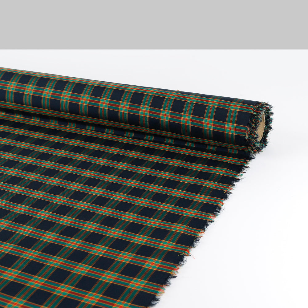 Plaid Cotton / Silk Voile - Festive