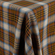 Lightweight Linen/Viscose Plaid - Pheasant