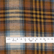 Lightweight Linen/Viscose Plaid - Pheasant
