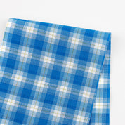 Ombre Check Stretch Seersucker Cotton - Capri