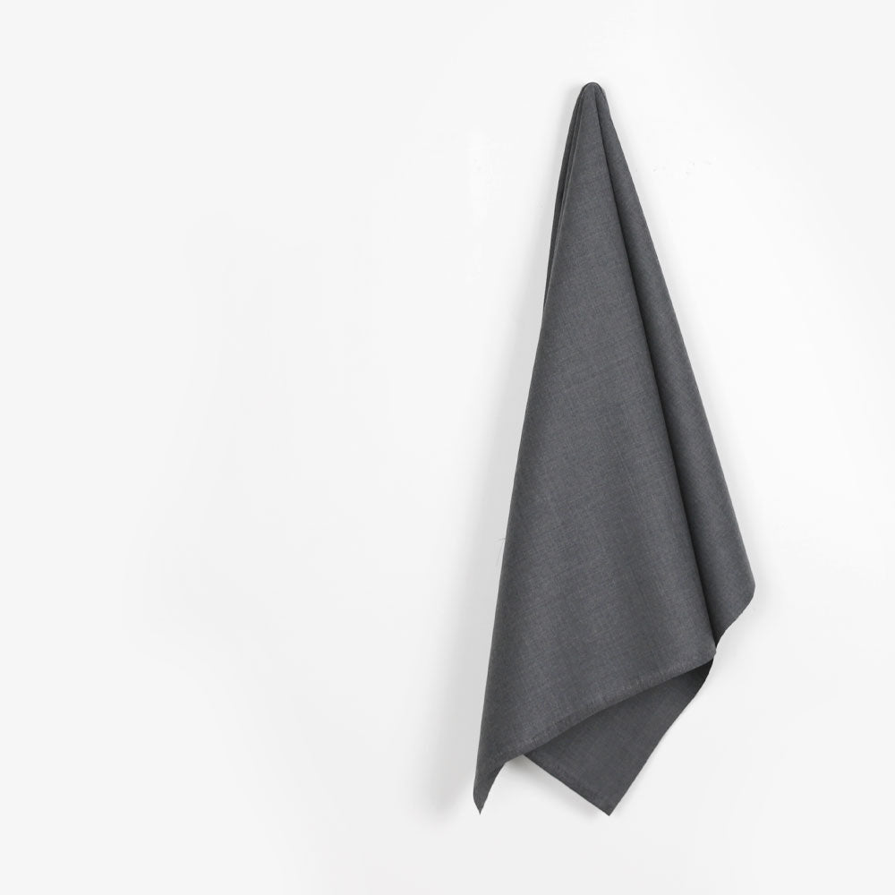 Twill Wool / Poly Suiting - Anchor Marle (remnant)