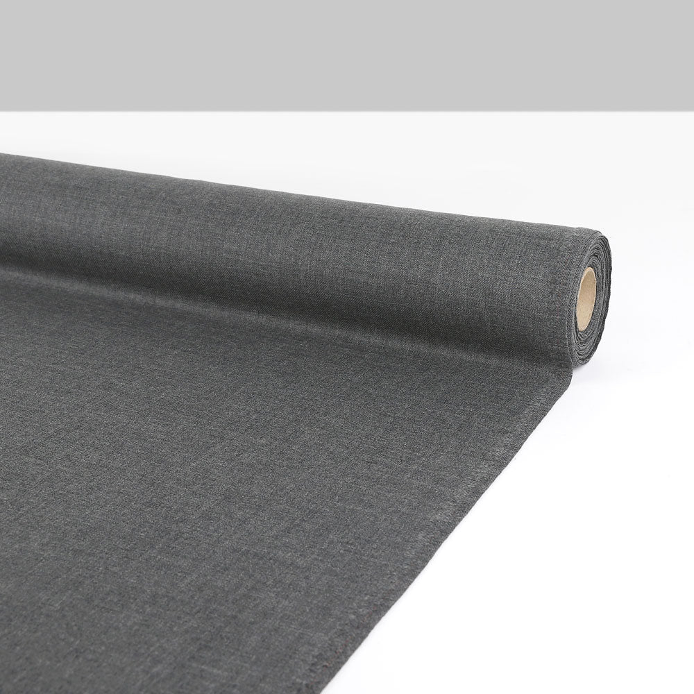 Twill Wool / Poly Suiting - Anchor Marle (remnant)